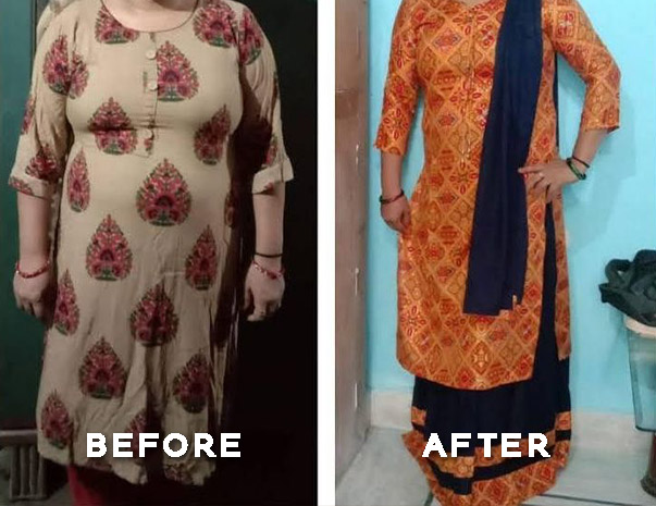 Vidhi from Rohini lost 7KG in 45 days (Thyroid diet plans)